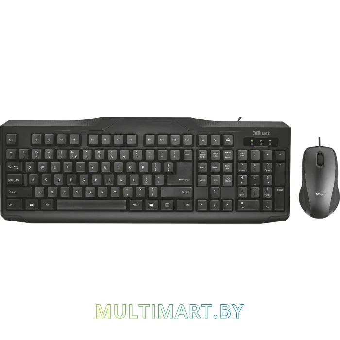 Комплект клавиатура + мышь Trust Classicline wired keyboard and mouse (21392)